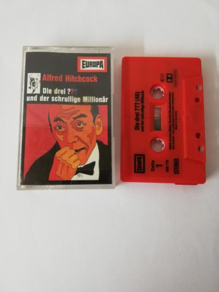 Die Drei Fragezeichen Folge 46 und der schrullige Millionär Rot mit Schwarzen Druck 490718-209 Europa