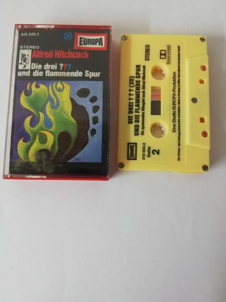 Die Drei Fragezeichen Folge 20 und die flammende Spur 5-fach Silber geschraubt Gelb 515920.2 Europa