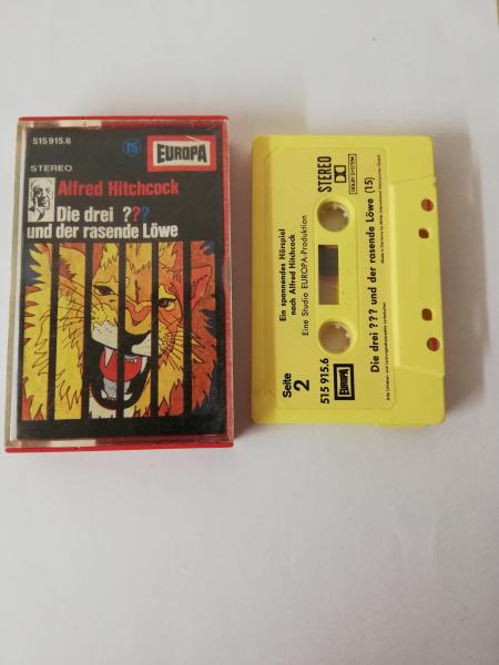 Die Drei Fragezeichen Folge 15 und der rasende Löwe Gelb mit Gelben Aufkleber 515915.6 Europa