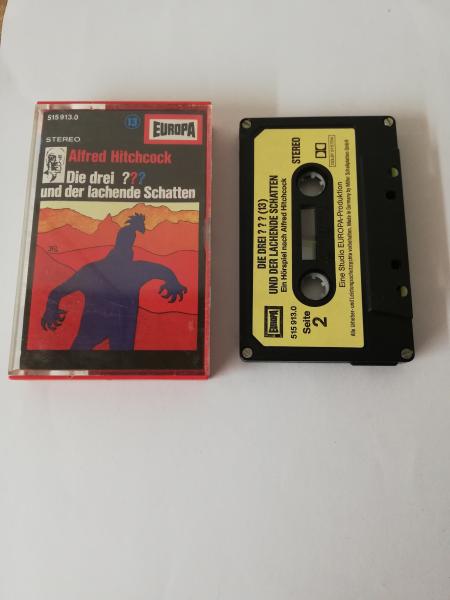 Die Drei Fragezeichen Folge 13 und der lachende Schatten 4-fach Silber geschraubt Schwarz mit Gelben Aufkleber 515913.0 Europa