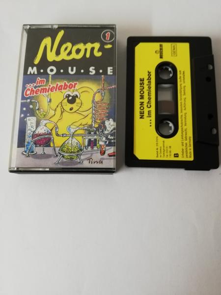 Neon Mouse Folge 1 im Chemielabor Schwarz mit Gelben Aufkleber 018.01014