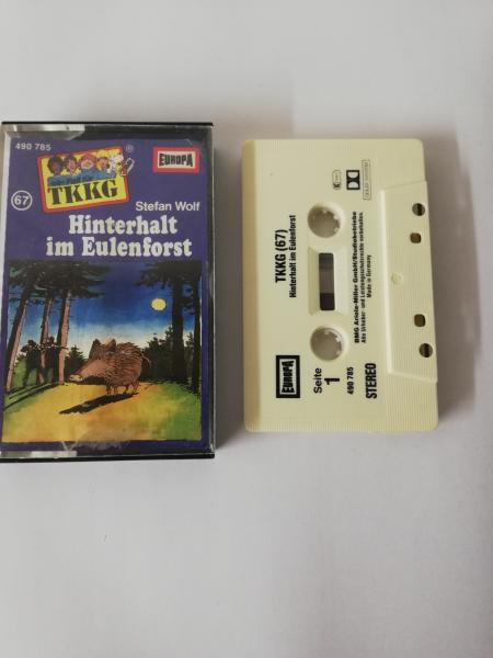TKKG Folge 67 Hinterhalt im Eulenforst Weiß mit Schwarzen Druck 490785-209 Europa