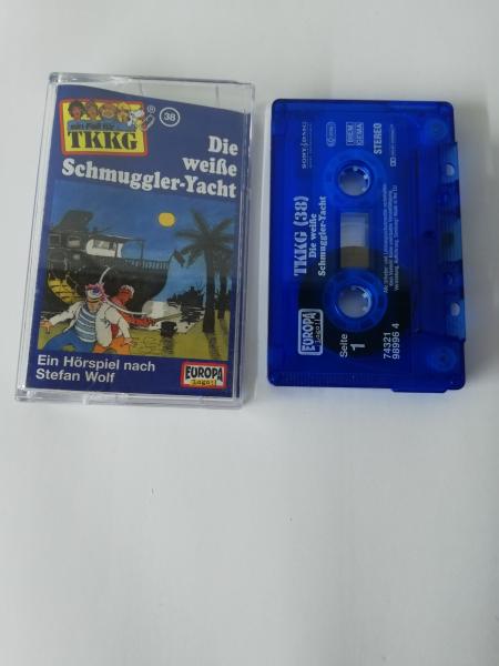 TKKG Folge 38 Die weiße Schmuggler Jacht Blau mit Weißen Druck 8869742327 4/2 Europa