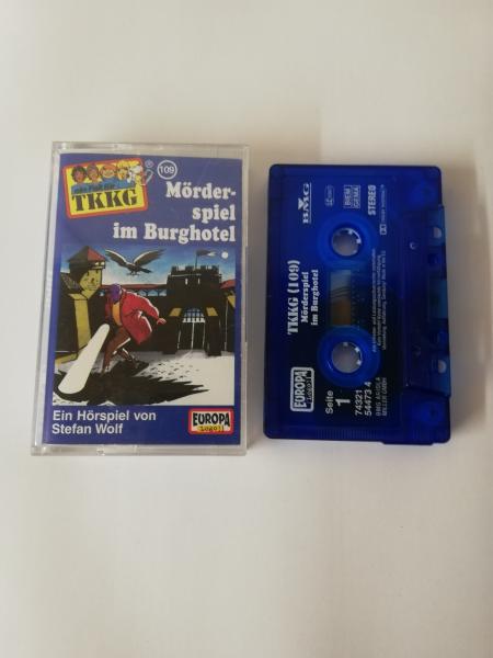 TKKG Folge 109 Mörderspiel im Burghotel Blau mit Weißen Druck 7432154473 4 Europa