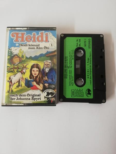 Heidi Folge 1 Heidi kommt zum Alm-Öhi 4-fach Silber geschraubt Schwarz mit Grünen Aufkleber ML-105 Märchen-Land