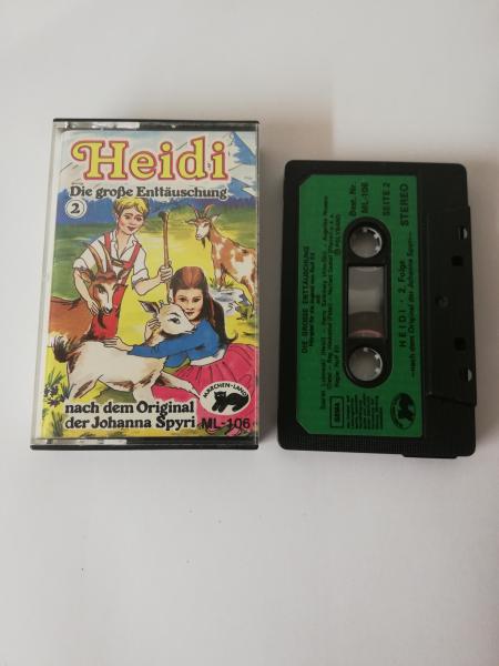 Heidi Folge 2 Die große Enttäuschung Schwarz mit Grünen Aufkleber ML-106 Märchen-Land