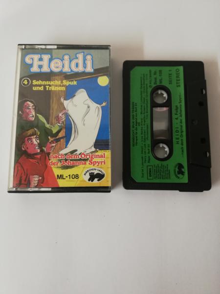 Heidi Folge 4 Sehnsucht, Spuk und Tränen Schwarz mit Grünen Aufkleber ML-108 Märchen-Land