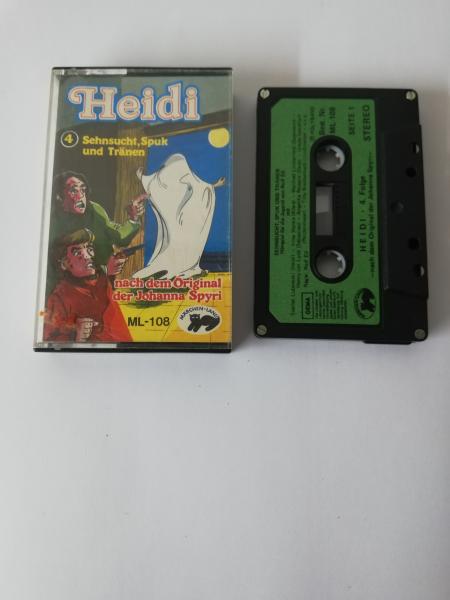 Heidi Folge 4 Sehnsucht, Spuk und Tränen Schwarz mit Grünen Aufkleber ML-108 Märchen-Land