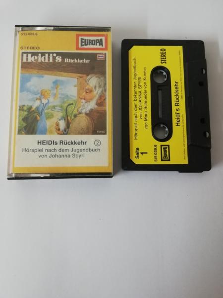 Heidi Folge 2 Heidi`s Rückkehr Schwarz mit Gelben Aufkleber 515039.6 Europa