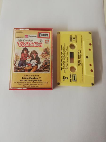 Trixie Belden Folge 2 auf der richtigen Spur 5-fach Silber geschraubt Gelb mit Gelben Aufkleber 515655.6 Europa