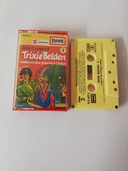 Trixie Belden Folge 4 entlarvt den falschen Onkel 5-fach Silber geschraubt Gelb mit Gelben Aufkleber 515657.2 Europa