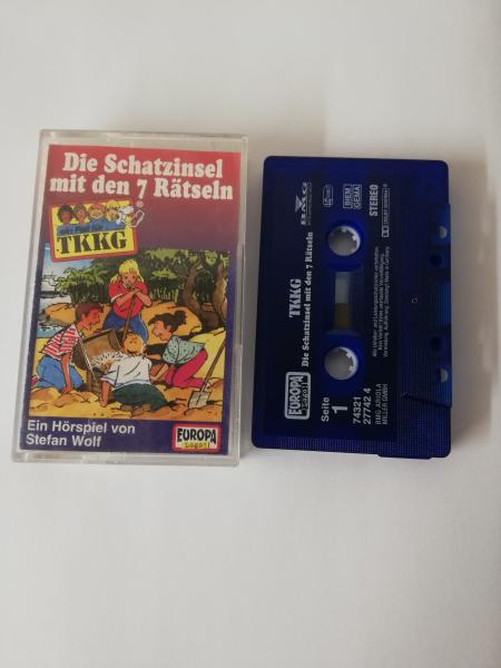 TKKG Die Schatzinsel mit den 7 Rätseln Blau 7432127742 4 PC 209 Europa