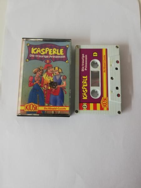 Kasperle Folge 2 Die traurige Prinzessin 5-fach Silber geschraubt Weiß mit Lila Aufkleber 4.27572 CD Kiosk