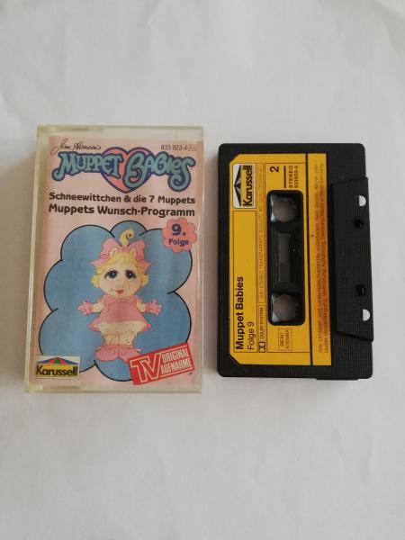 Die Muppet Babies Folge 9 Schneewittchen& die 7 Muppets/ Muppets Wunsch-Programm Schwarz mit Gelben Aufkleber 833923-4 Karussell