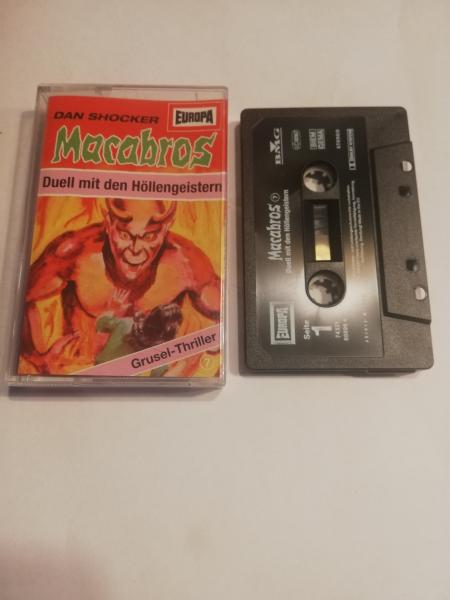 Macabros Folge 7 Duell mit den Höllengeistern Schwarz mit Weißen Druck 7432188898.4 Europa