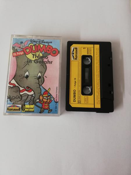 Dumbo Folge 18 Thimo in Gefahr Schwarz mit Gelben Aufkleber 841500-4 Karussell