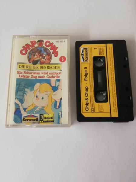 Chip und Chap Folge 5 Ein Scharlatan wird entdeckt/Letzter Zug nach Cashville Schwarz mit Gelben Aufkleber 847663-4 Karussell