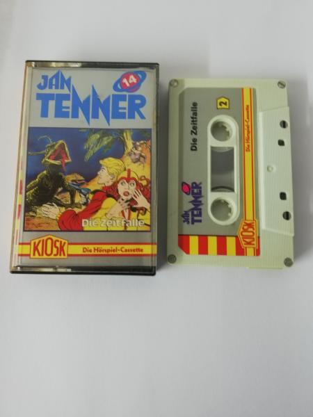 Jan Tenner Folge 14 Die Zeitfalle 4-fach Silber geschraubt Weiß mit Grauen Aufkleber 4.25708 CD Kiosk