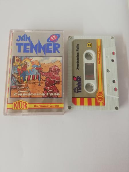 Jan Tenner Folge 17 Zweisteins Falle 5-fach Silber geschraubt Weiß mit Grauen Aufkleber 4.25930 CD Kiosk