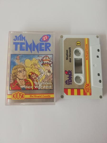 Jan Tenner Folge 27 Station der Vorzeit 4-fach Silber geschraubt Weiß mit Grauen Aufkleber 4.27727 CD Kiosk