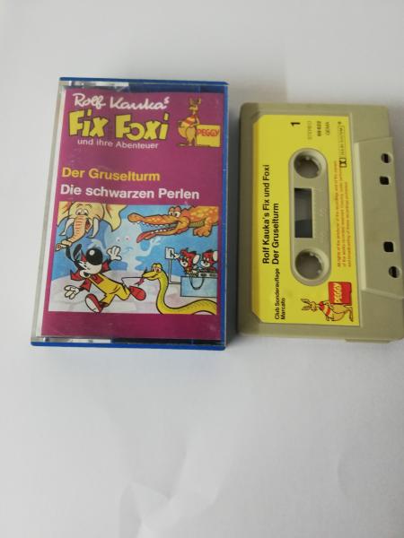 Fix und Foxi Der Gruselturm/Die schwarzen Perlen Grau mit Gelben Aufkleber 69622 Peggy Marcato Club Sonderauflage