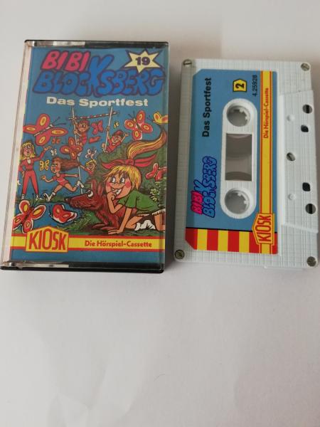 Bibi Blocksberg Folge 19 Das Sportfest 5-fach Silber geschraubt Weiß mit Blauen Aufkleber 4.25928 CD Kiosk