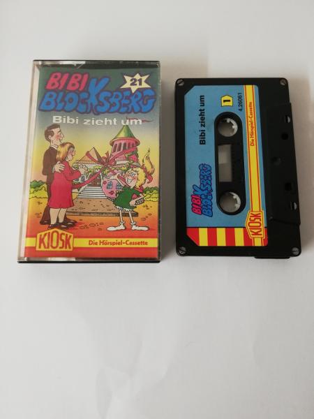 Bibi Blocksberg Folge 21 Bibi zieht um 4-fach Silber geschraubt Schwarz mit Blauen Aufkleber 4.26061 CD Kiosk