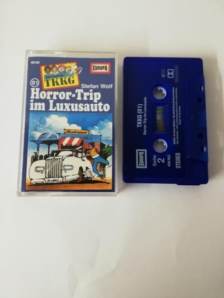 TKKG Folge 81 Horror-Trip im Luxusauto Balu mit Weißen Druck 490-962-209 Europa