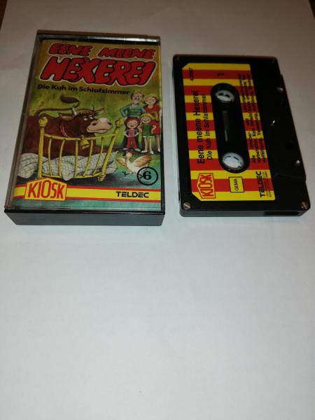 Eene Meene Hexerei Folge 6 Die Kuh im Schlafzimmer 5-fach Silber geschraubt Schwarz mit Rot Gelben Aufkleber 4.25097 CD Kiosk Teldec