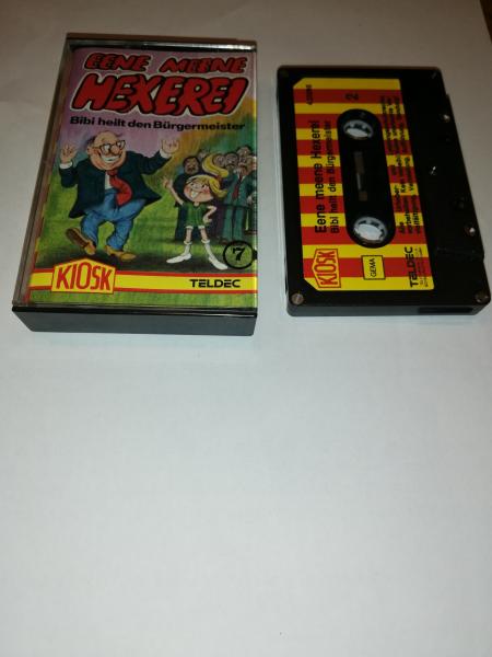 Eene Meene Hexerei Folge 7 Bibi heilt den Bürgermeister 5-fach Silber geschraubt Schwarz mit Rot Gelben Aufkleber 4.25098 CD Kiosk Teldec