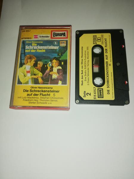 Die Schreckensteiner auf der Flucht Folge 5 5-fach Silber geschraubt Schwarz mit Beigen Aufkleber 515615.7 Europa Schneider