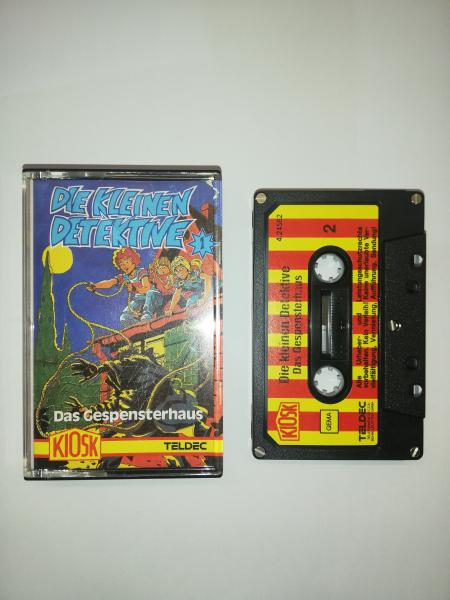 Die kleinen Detektive Folge 1 Das Gespensterhaus 5-fach Silber geschraubt Schwarz mit Rot Gelben Aufkleber 4.24562 CD Teldec