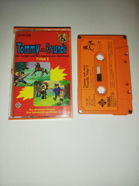Tommy und seine Freunde Folge 2 4-fach Silber geschraubt Orange mit Orangen Aufkleber 4.21383 CD Telefunken