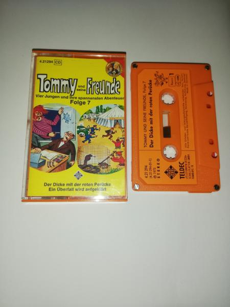 Tommy und seine Freunde Folge 7 4-fach Silber geschraubt Orange mit Orangen Aufkleber 4.21294 CD Telefunken
