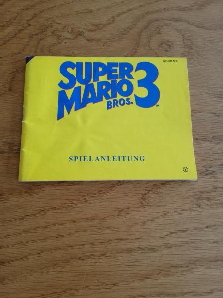 Super Mario Bros 3 NES Anleitung Nintendo