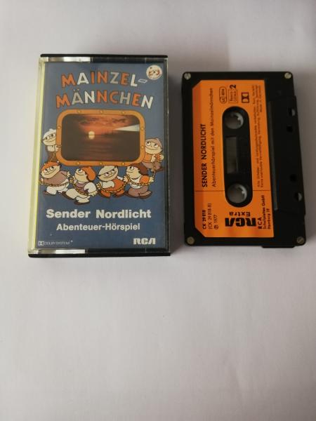 Mainzelmännchen Sender Nordlicht 4-fach Silber geschraubt Schwarz mit Orangen Aufkleber CK 29818 RCA