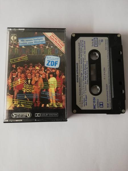 Kinder-Hitparade ZDF-Fernsehshow 4-fach Silber geschraubt Schwarz mit Silbernen Aufkleber TG 1534 K-Tel