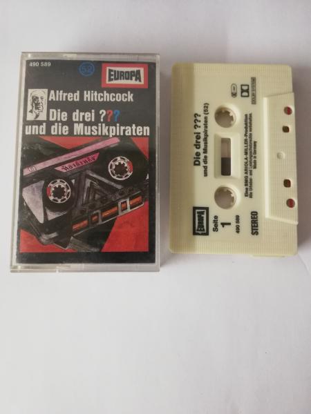 Die Drei Fragezeichen Folge 52 und die Musikpiraten Grau mit Schwarzen Druck 490589 Europa
