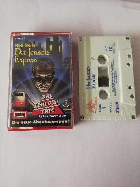 Das Schlosstrio Folge 7 Der Jenseits-Express 4-fach Silber geschraubt Weiß mit Blauen Druck 514407.8 Europa