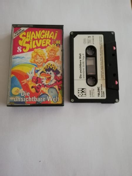 Shanghai Silver Folge 8 Die unsichtbare Welt 4-fach Silber geschraubt Schwarz mit Weißen Aufkleber 4.60608 CD OHHA