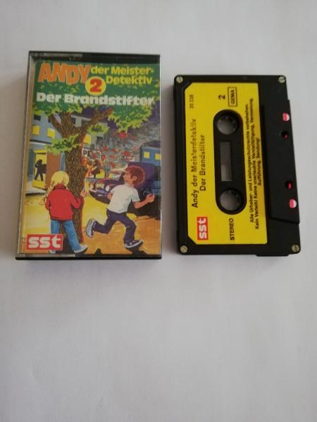 Andy der Meisterdetektiv Folge 2 Der Brandstifter 4-fach Silber geschraubt Schwarz mit Gelben Aufkleber 30336 SST