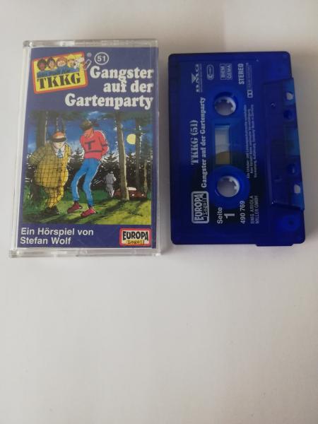 TKKG Folge 51 Gangster auf der Gartenparty  Blau Transparent 490769 PC209 Europa