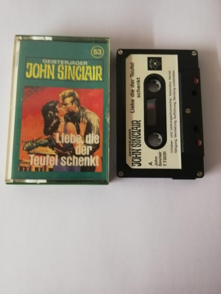 Geisterjäger John Sinclair Folge 53 Liebe, die der Teufel schenkt 5-fach Silber geschraubt Schwarz mit Weißen Aufkleber 73031