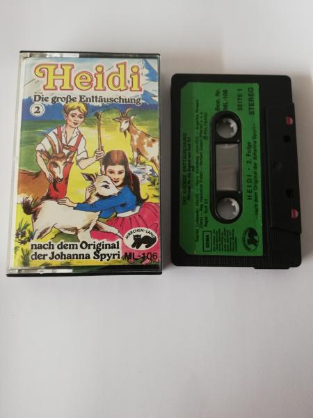 Heidi Folge 2 Die große Enttäuschung Schwarz mit Grünen Aufkleber ML-106 Märchen-Land