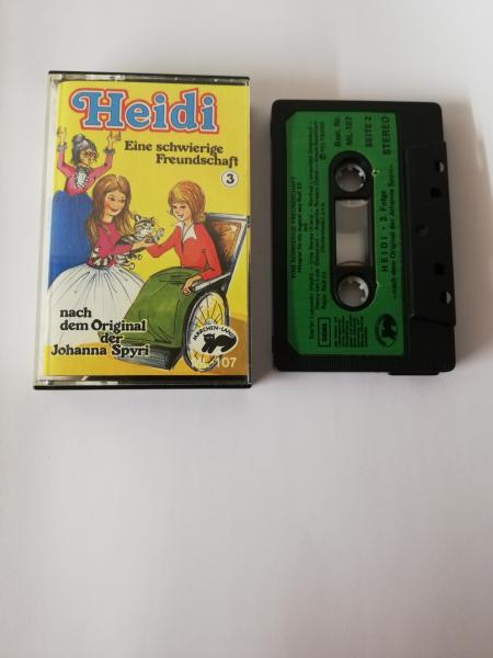 Heidi Folge 3 Eine schwierige Freundschaft Schwarz mit Grünen Aufkleber ML-107 Märchen-Land