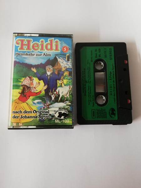 Heidi Folge 5 Heimkehr zur Alm Schwarz mit Grünen Aufkleber ML-109 Märchen-Land