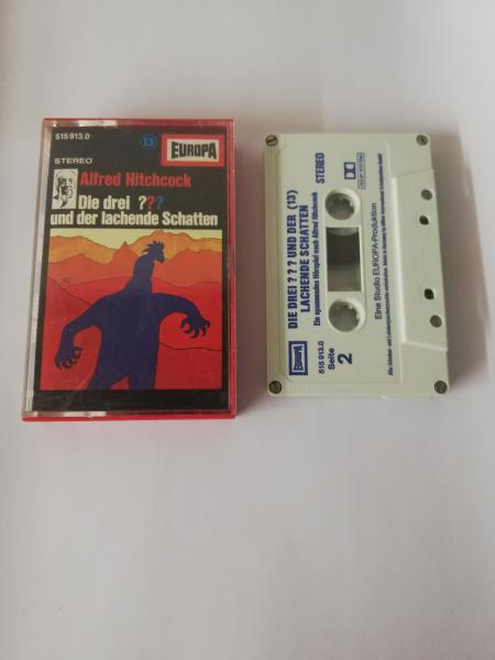 Die Drei Fragezeichen Folge 13 und der lachende Schatten 4-fach Silber geschraubt Weiß mit Blauen Druck 515913.0 Europa