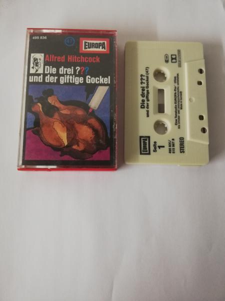 Die Drei Fragezeichen Folge 47 und der giftige Gockel Grau mit Schwarzen Druck 495836 Europa