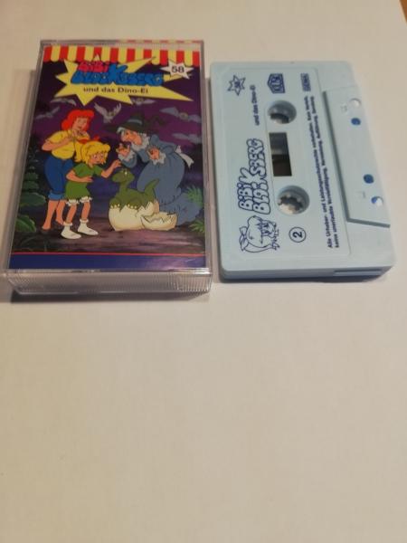 Bibi Blocksberg Folge 58 und das Dino-Ei Weiß mit Blauen Druck 4.27658 Kiosk(blaues Kiosk Cover)