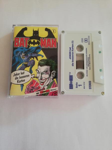Batman Folge 1 Joker hat die besseren Karten 4-fach Silber geschraubt Weiß mit Blauen Druck 495694-215/ 614117.0 OHHA